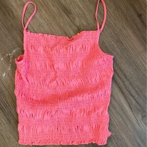 Entro Vibrant Pink Ruched Camisole